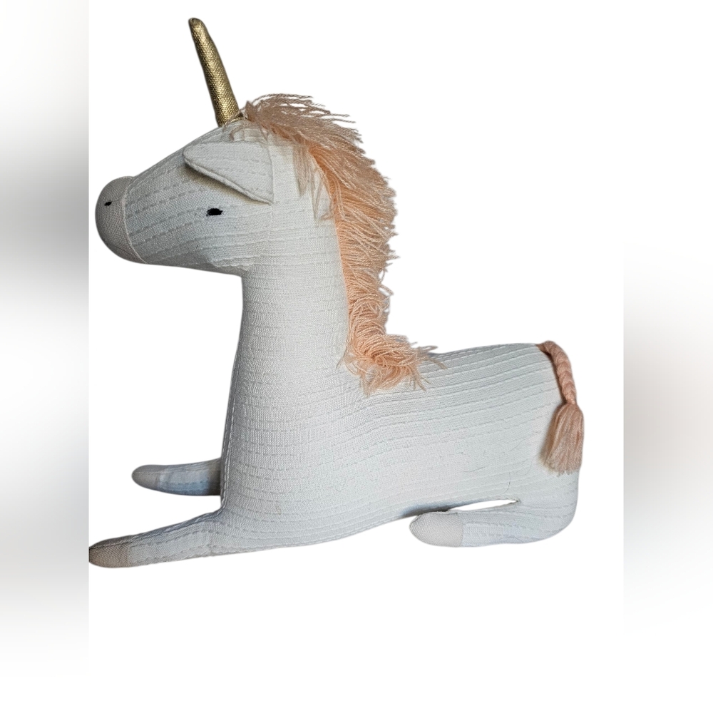Target Pillowfort Unicorn Plush Decor Accent White Gold Horn Nursery 2020 Whimsy